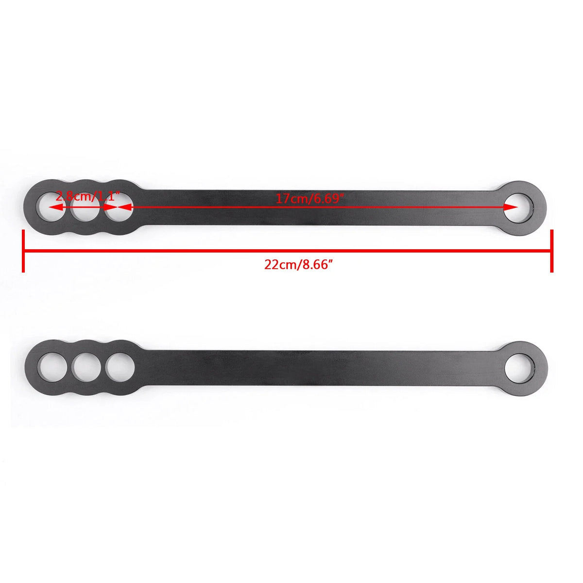 Lowering Links for Suzuki GSXR 600 750 1000 (2001–2005) Black T8