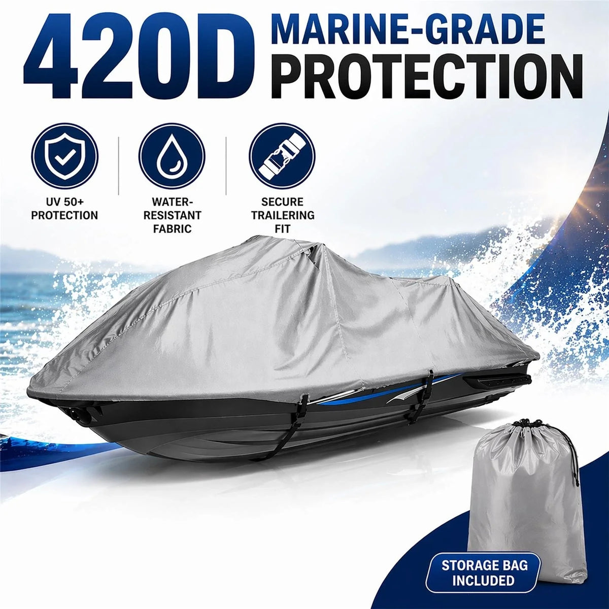 Jet Ski Cover for Sea Doo GTX Limited S 260 (2017)