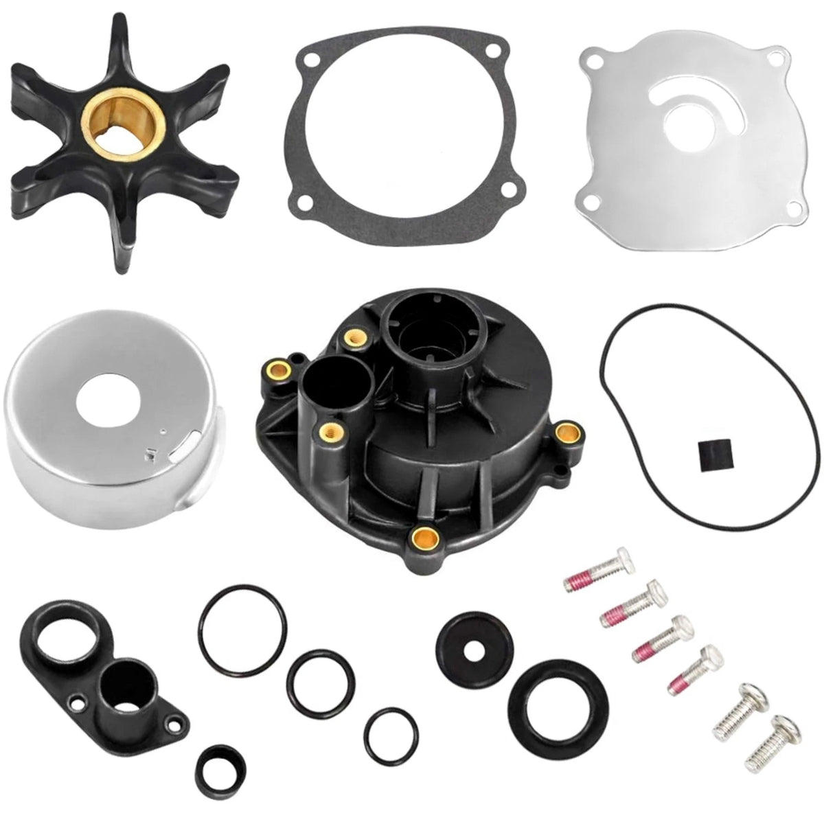 Water Pump Impeller Kit for Evinrude Johnson 85 88 90 110 112 115 HP V4 Outboard