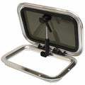 Bomar Boat Ventilation Hatch N1011-10P - KBD - 9.19 X 14.38 Inch Smoke