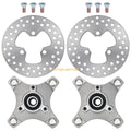 2X Front Wheel Hubs w/ Brake Disc Rotors for Honda TRX250X TRX400X (2009–2014)