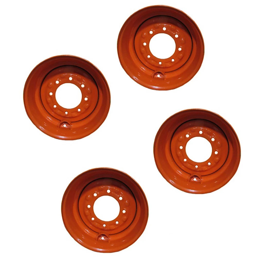 (4) Skid Steer Wheel Rim Fits Bobcat 753 763 773 742 743 751 16.5X8.25X8