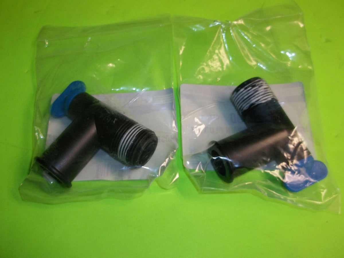 Pair Mercruiser Exhaust Manifold Drain Plug 90 Degree Elbow Fitting 22-862210A01