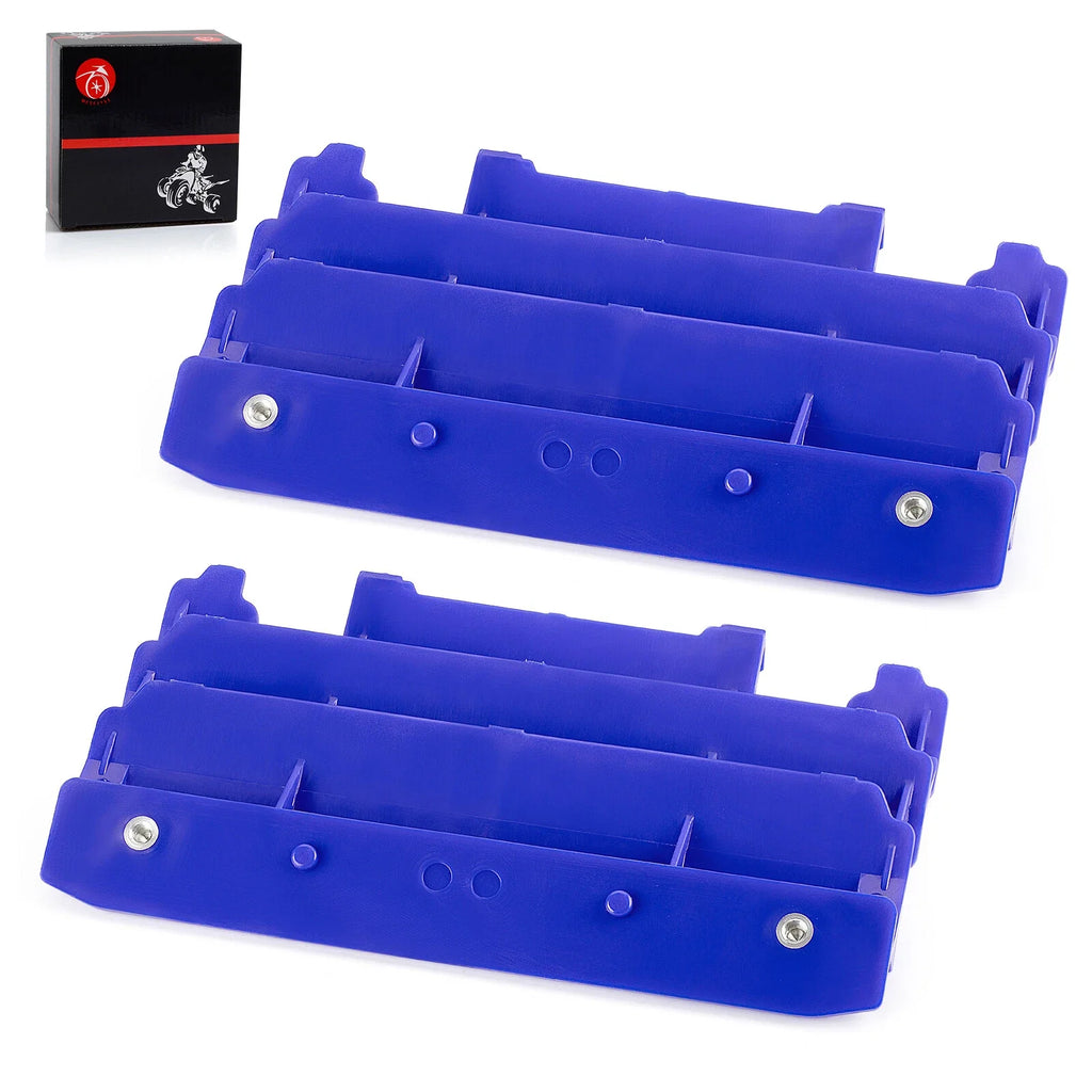 2X Blue Radiator Louvers Guards for Yamaha YZ125 YZ125X YZ250 YZ250X (2006–2022)