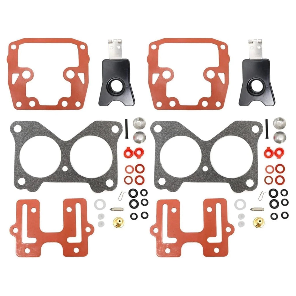 2X Carburetor Rebuild Kit for Johnson Evinrude V4 85 HP (1969–1979, 1991–1993)