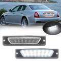 2X White LED Number Plate Light Lamps for Maserati Coupe 4200 (2001–2007)