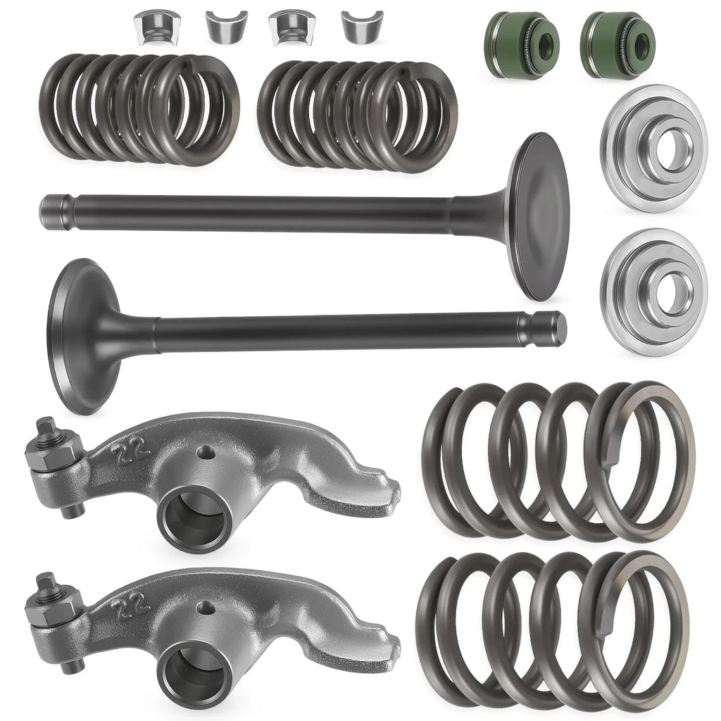 Engine Head Intake Exhaust Valve & Rocker Arm Kit for Honda CRF80F 2004–2013