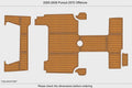 EVA Foam Teak Deck Floor for Pursuit 2570 Offshore (2005)