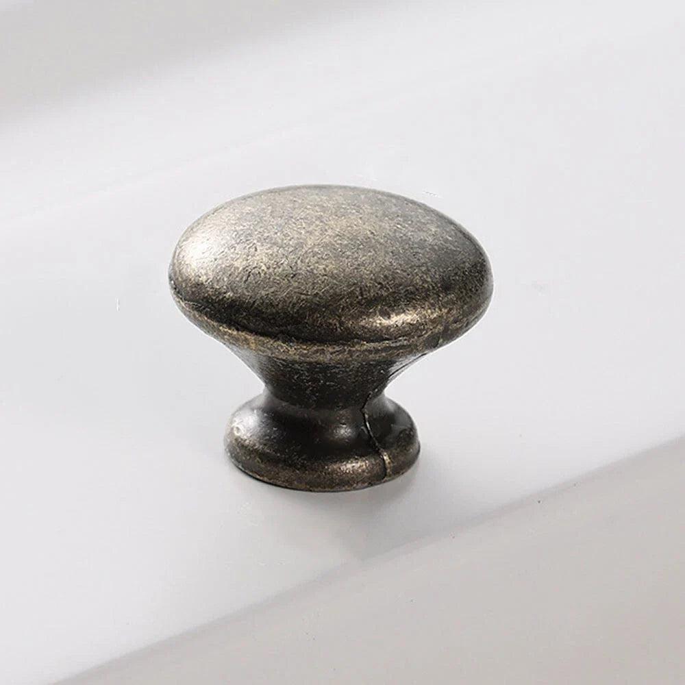 2X Vintage Drawer Knob Cabinet Pulls Round Handles for Door Closet