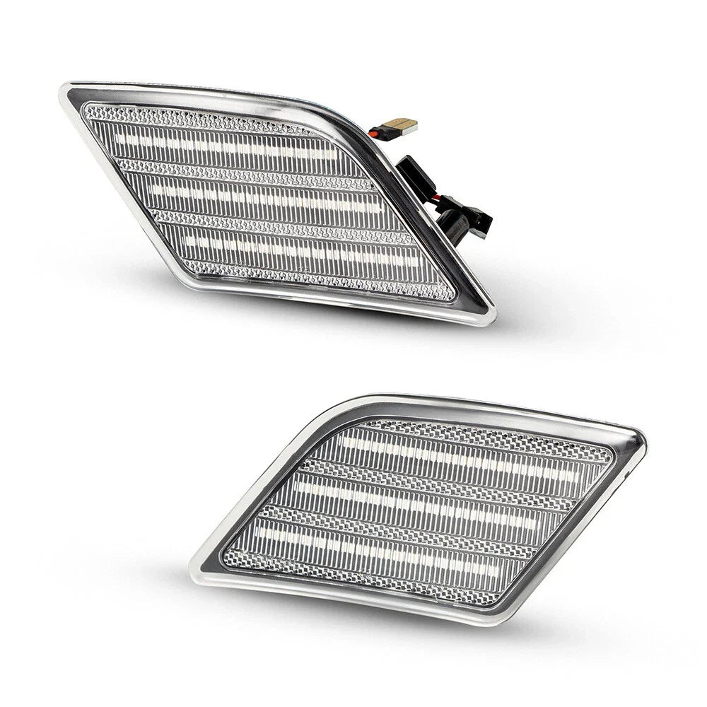 2X Front Side Marker Lights for Mercedes Benz W204 C250 C300 C63 AMG SL65 (2008–2011)