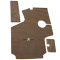 Centurion Enzo Boat Cockpit Mats - Brown Carpet with Emblem (set of 3)