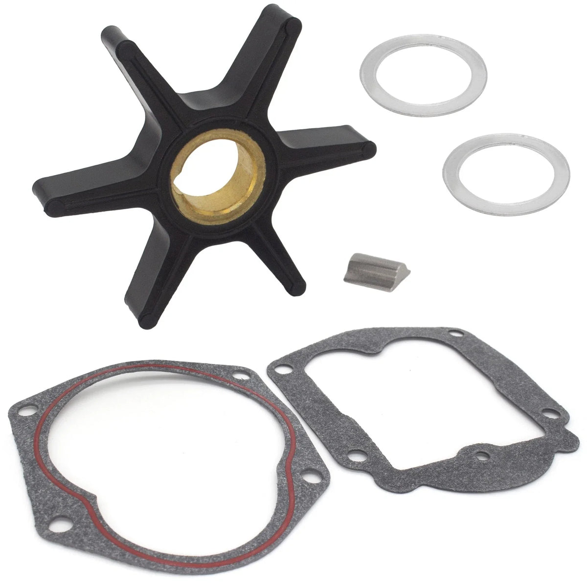 Water Pump Impeller Kit for Mercury Mariner 25/30/40/50HP (47-850893, 18-3057)