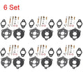 6X Carburetor Repair Rebuild Kit for B&S Models 190401 190402 190403