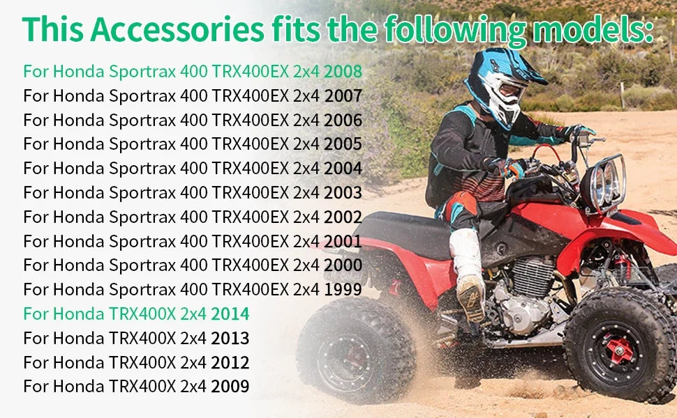 Swingarm Chain Guide Slider Buffer for Honda TRX400EX Sportrax 400 (1999–2008)