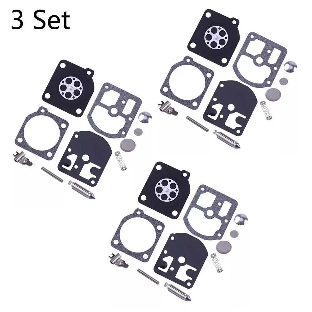 Set of 3 Carburetor Repair Kits for ZAMA RB-11 Stihl 010 011 011AV