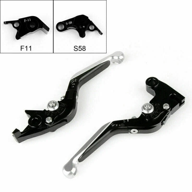 Adjustable Brake Clutch Levers for Aprilia RSV4 (2009–2014) Silver T9