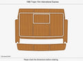 EVA Faux Teak Flooring Mat for Trojan 10m International Express (1986)