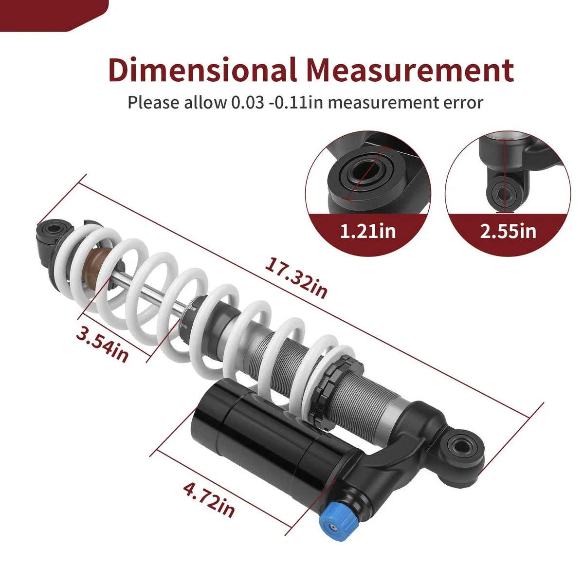 Set of 2 Front Air Shock Absorbers 7043854 for Polaris Sportsman XP 1000 (2015–2025)