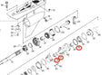 Propeller Shaft Seal Kit for Mercruiser (26-14077, 26-12224, 8M0142840, 8M0058390)