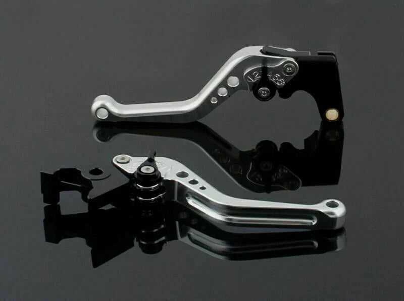 Short Brake & Clutch Lever for BMW S1000RR S1000R (2015–2018) (F-22/B-22H) Silver T9
