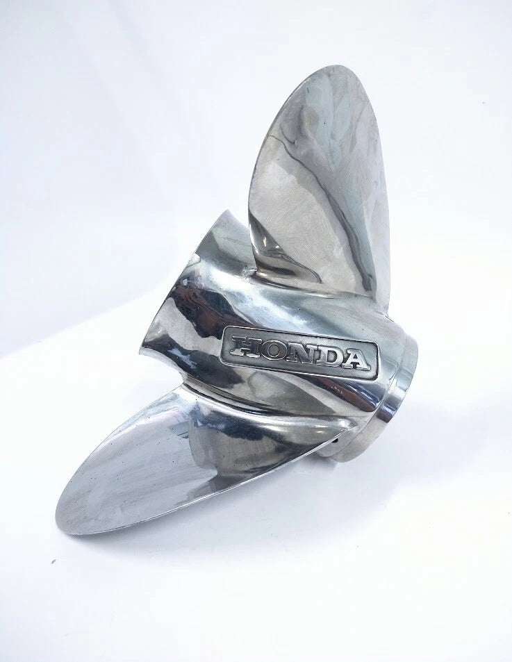 Honda Marine 58233-ZY3-B21H, Stainless Steel Propeller 3 X 14 1/4 X 21 - LH