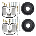 2X Carburetor Float Diaphragm Kit for Kawasaki Vulcan 500 EN500A (1991–1995)