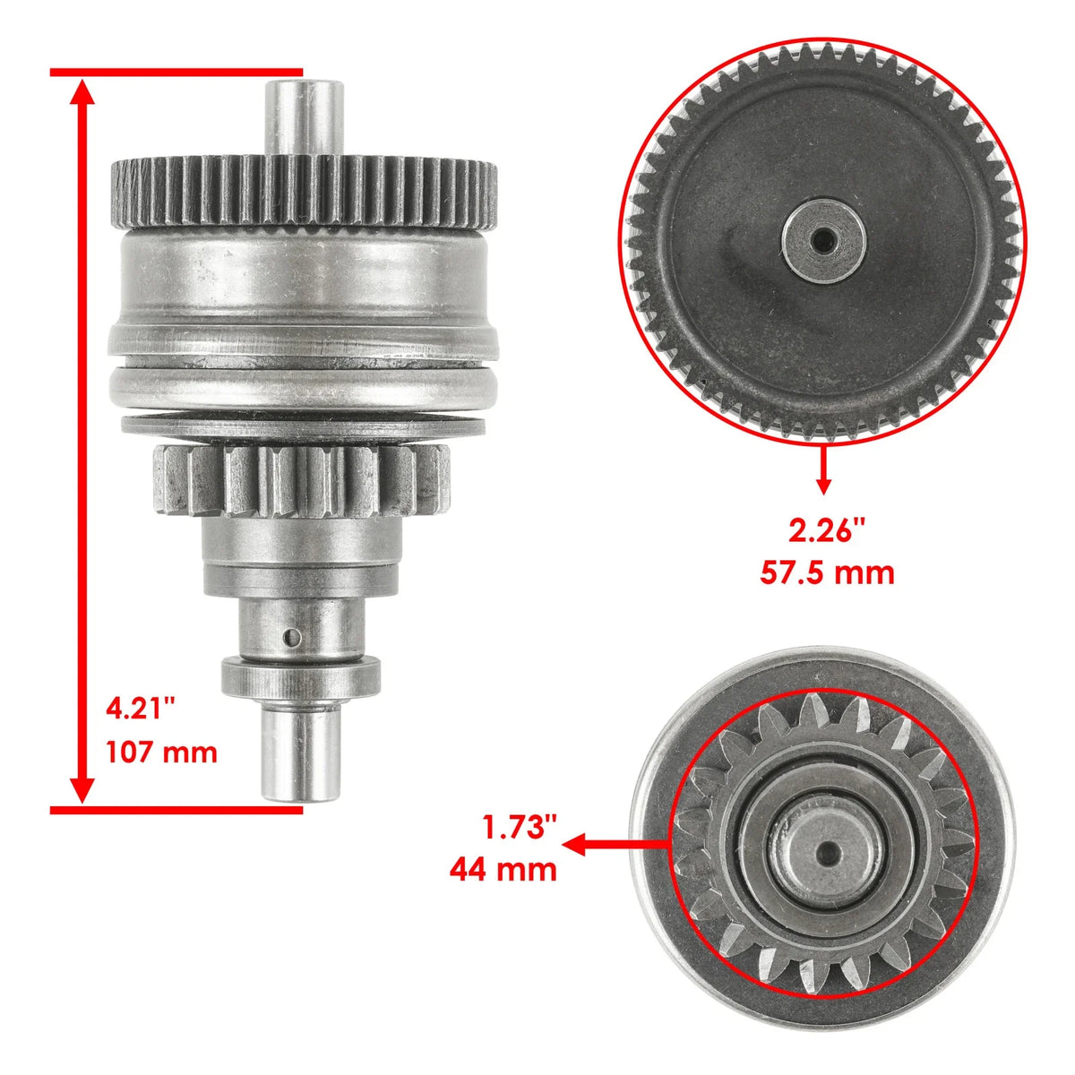 Starter & Drive for Yamaha Waverunner 650 700 (1993–2000)