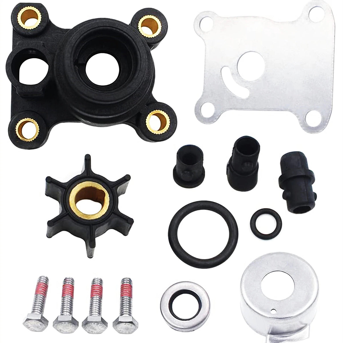 9.9 HP 15HP FOR EVINRUDE JOHNSON OMC 2 &4 STROKE 1974 - 2007 IMPELLER KIT 394711