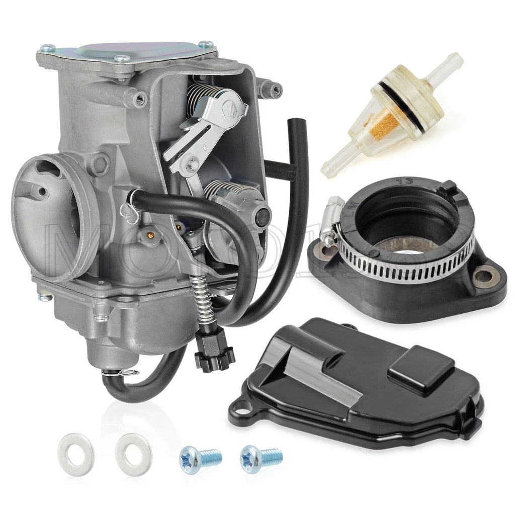 Carburetor & Intake Manifold Boot for Honda TRX350 FourTrax 350 (1986–1987)