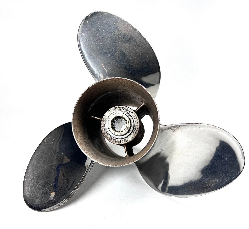 Michigan Wheel 3 X 14 1/4 X 17P RH, Rapture, SS Propeller, (damaged), 993003