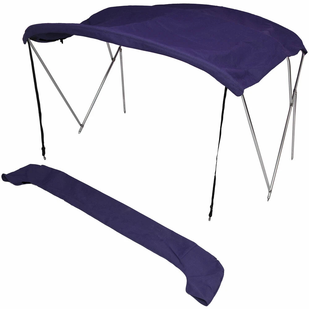 Larson Boat Bimini Top 113319046 - 1850 LX SS Navy Blue 84 - 90 Inch