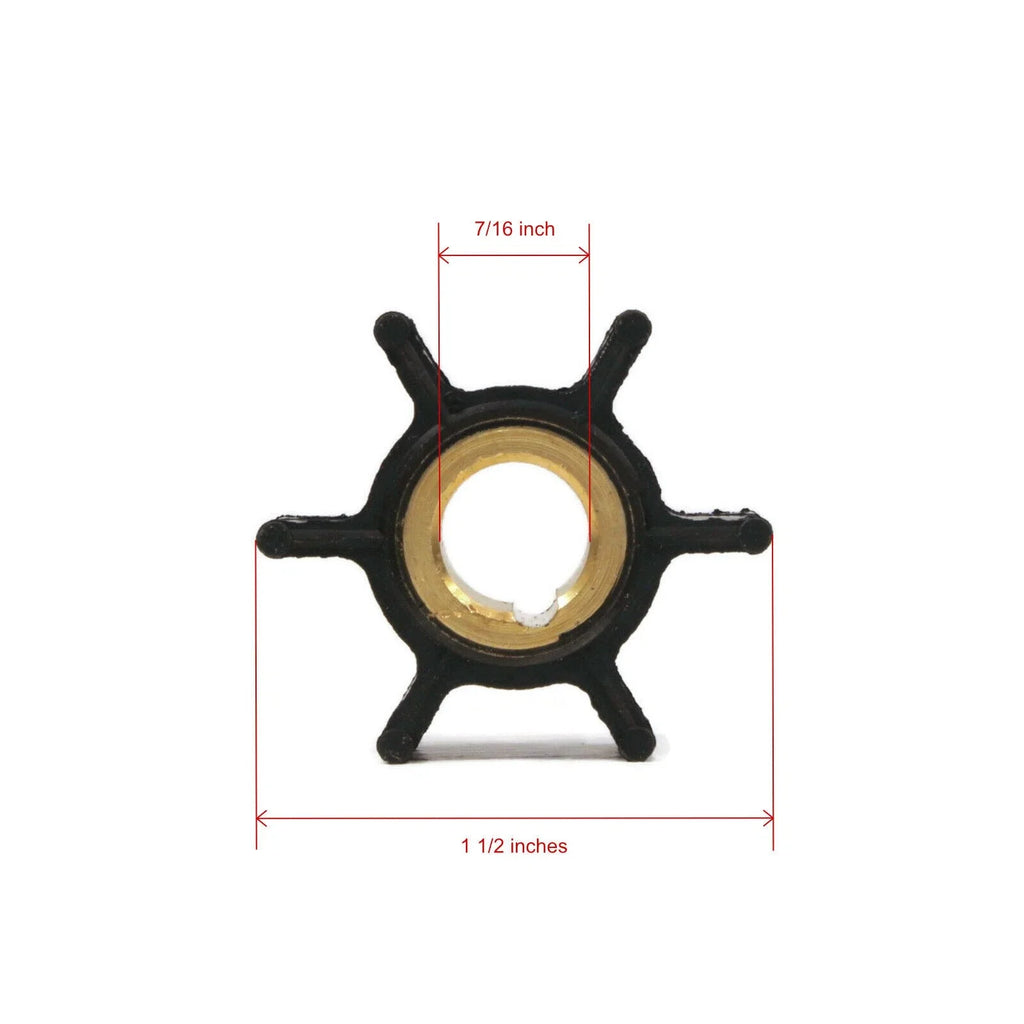 Water Pump Impeller Repair Kit for Johnson Evinrude OMC (0396644, 396644, 18-4529)