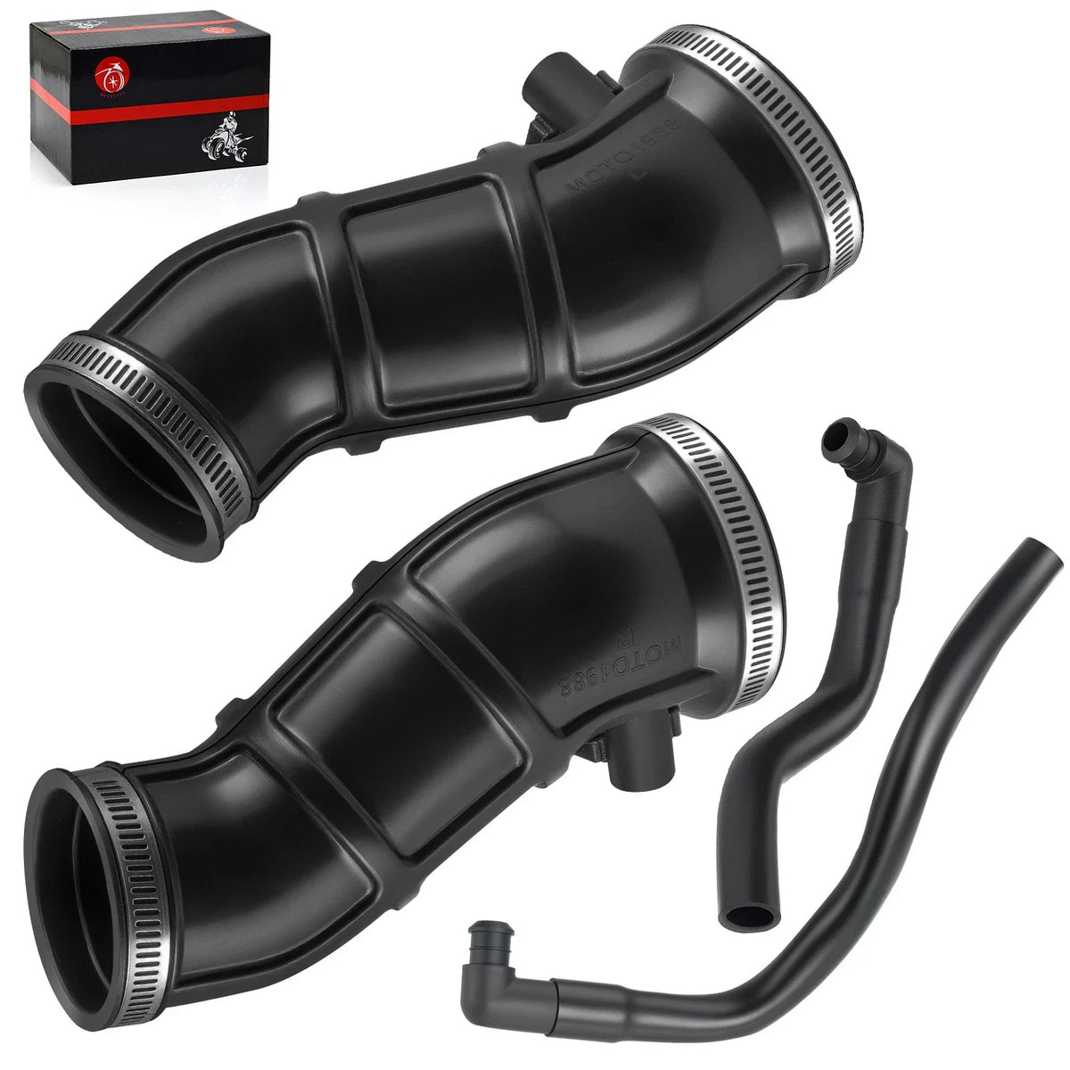 Set of 2 Air Box Intake Manifold Snorkels for Yamaha Raptor YFM660R (2001–2005)