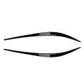Set of 2 Black Front Headlight Eyelid Eyebrow Trims for BMW 3 Series G20 G28 (2019–2021)