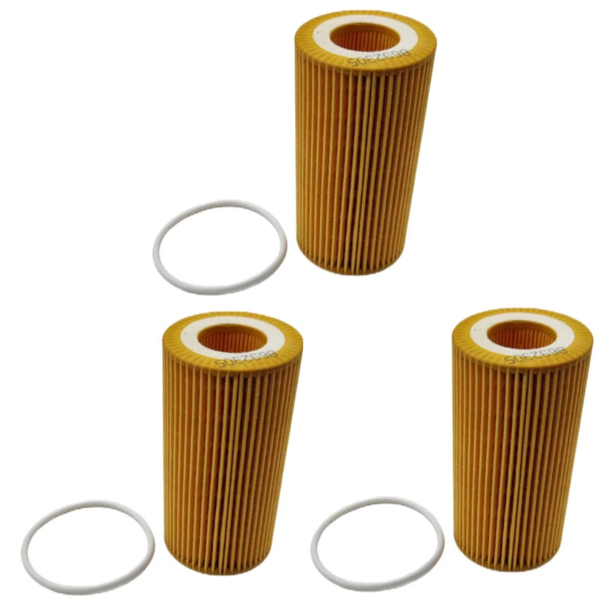3X Oil Filter for Volvo C30 C70 II S40 S60 I V50 V60 XC60 XC70 (2006–2016) 1421704 8692305