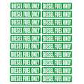 20x Diesel Fuel Only Decal Stickers for Automotive Use