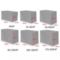 Boat Motor Cover for Outboard Engine (30-60 HP) - High Density Waterproof Silver