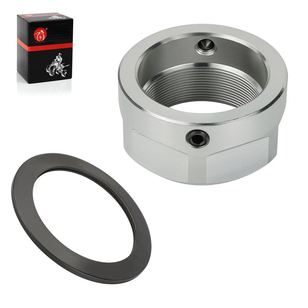 Rear Axle Lock Nut & Washer Set for Yamaha YFZ450 (2004–2013) Raptor 700 (2006–2022)