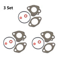 Set of 3 Carburetor Gasket Repair Parts for Subaru Robin EX13 EX130 EX17 EX30