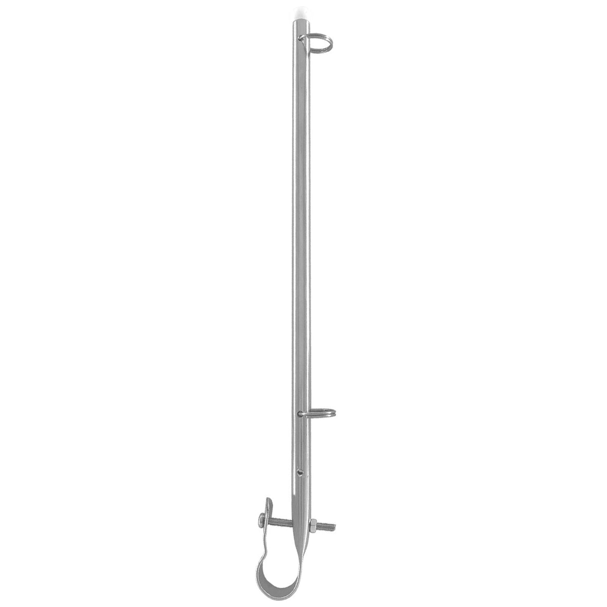 316 Stainless Steel 40cm Curved Flagpole for Boat Yacht for Marine Use