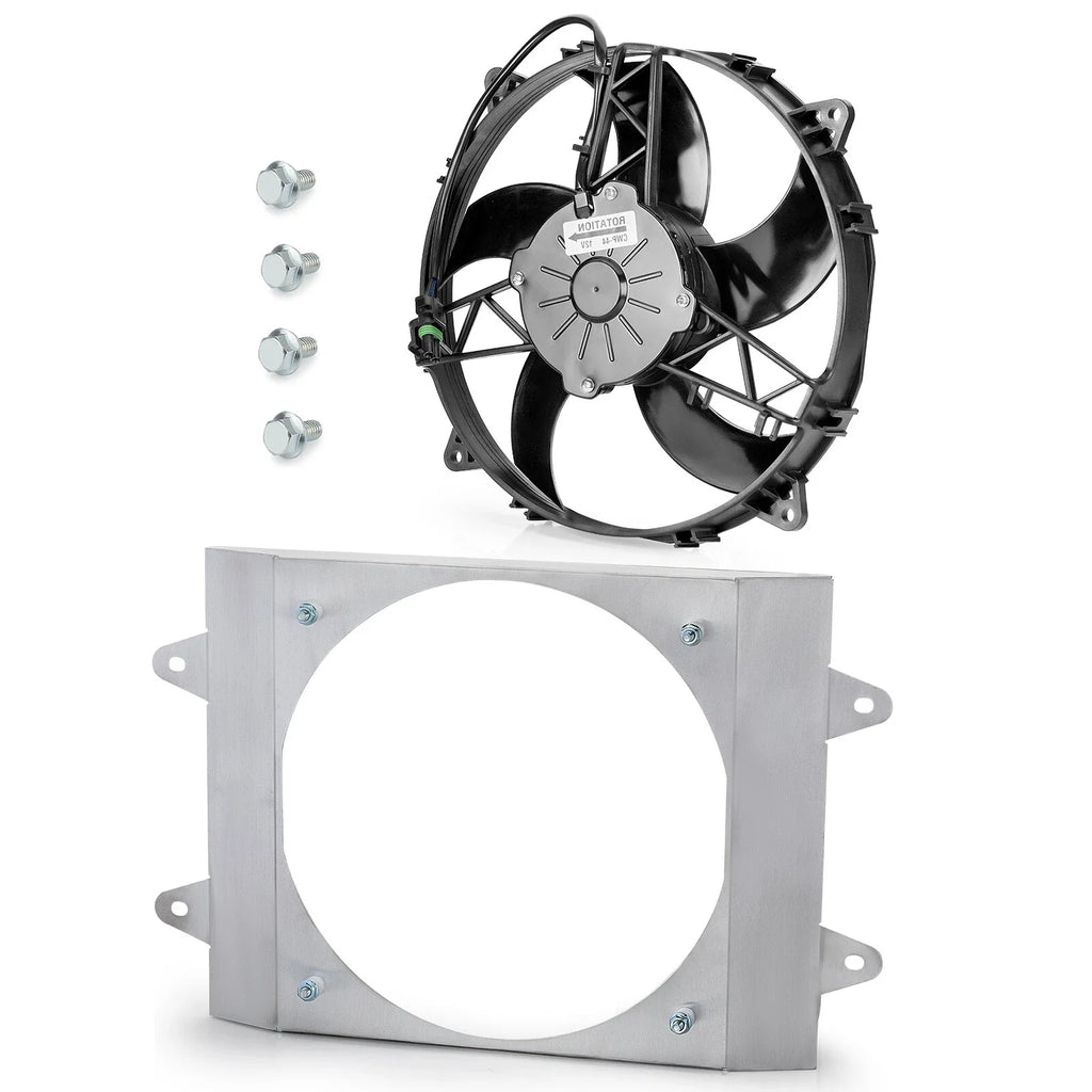 Radiator Cooling Fan with Shroud for Polaris Ranger 700 800 900 (2006–2019)