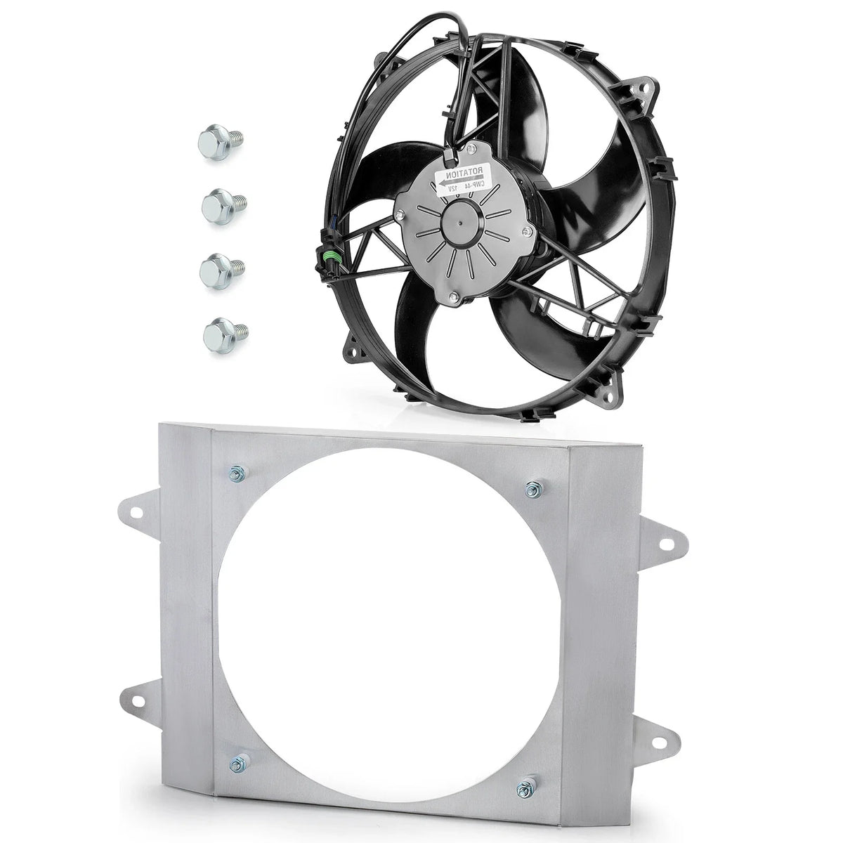 Radiator Cooling Fan with Shroud for Polaris Ranger 700 800 900 (2006–2019)