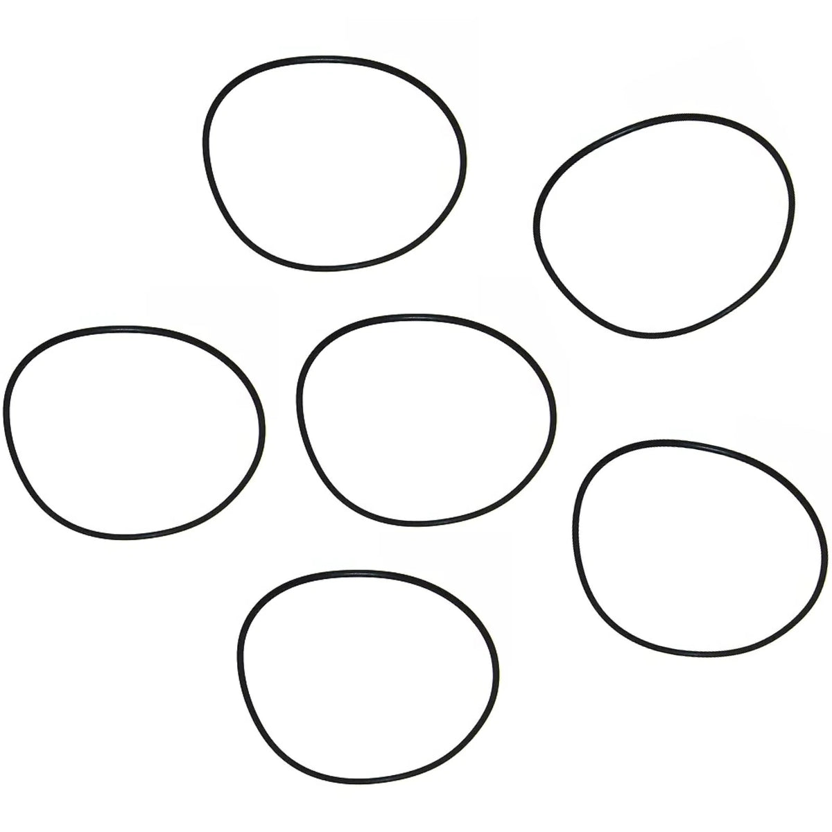 Johnson Evinrude OMC Cylinder Head Rubber O-Ring, 0765554, 0335523 6Pcs