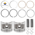 2X Crankshaft Engine Piston for Yamaha XV750 (1981–1983, 1988–1997)