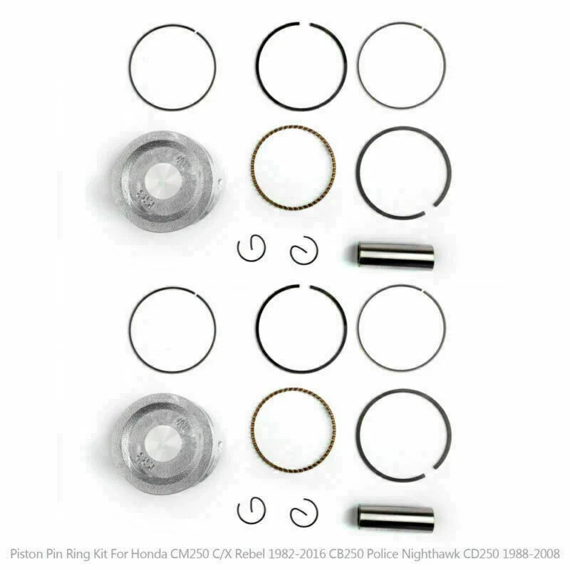 Piston Kit 53mm for Honda Rebel CA250 CMX 250 (1982–2014) STD Bore T9