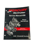 Mercury MerCruiser 90-865612020, 3A-B Driveshaft Housing Service Manual #39, OEM