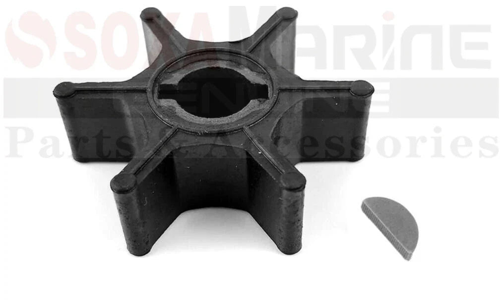 Water Pump Impeller with Key for Suzuki DF 4 6 HP DT 4 5 6 8 HP (17461-98401)