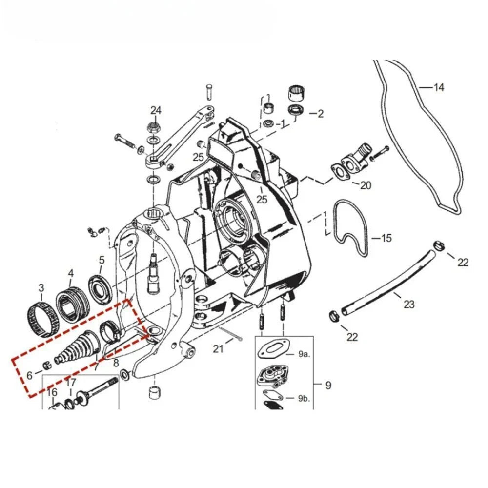 Shift Cable Bellow Kit for MerCruiser Bravo Alpha (74639A2)