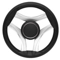 Gussi Boat Steering Wheel 418050 - Godfrey 13 3/4 Inch Black Aluminum