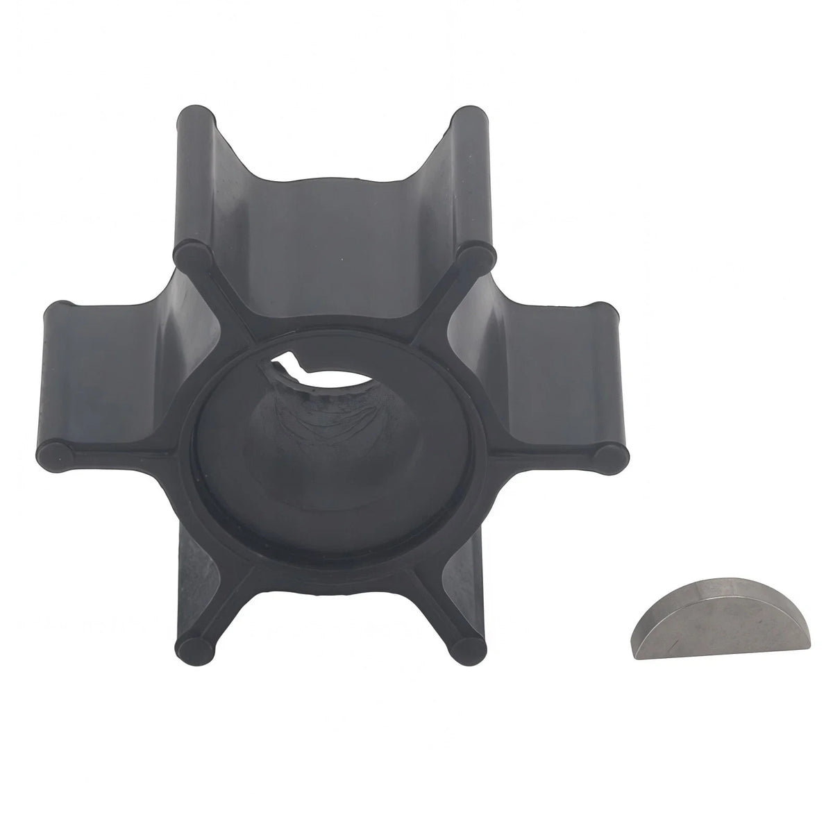 6G1-44352-00 Water Pump Impeller & Key for Yamaha Outboard (2 Stroke 6-8 HP)